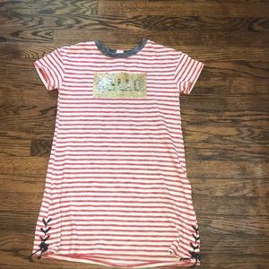 Hello/hola children’s L t-shirt dress